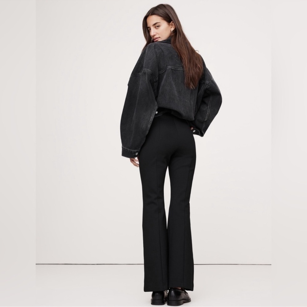 NWT! Banana Republic Black Bootcut Flare Everywhere Ponte Pant